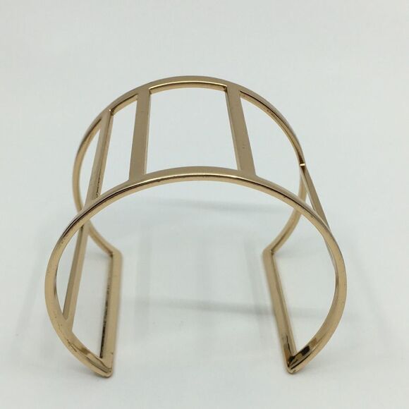 Gold tone cuff bracelet - Picture 4 of 12